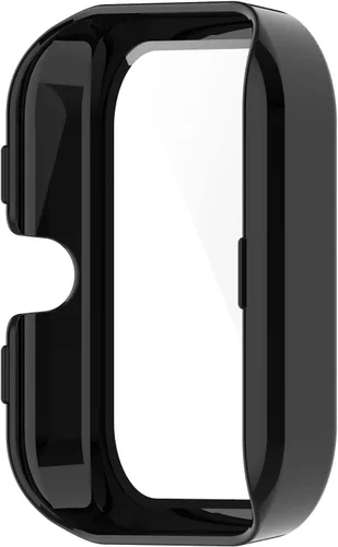 Miniatura 5 de Paquete de 2 protectores de pantalla compatibles con Amazfit Bip 3/Bip 3 Pro, carcasa protectora de policarbonato duro antiarañazos, bisel a prueba