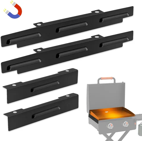 Protectores de viento para parrilla Blackstone de 22 pulgadas, pantalla magnética de acero inoxidable para parrilla Blackstone, accesorios de