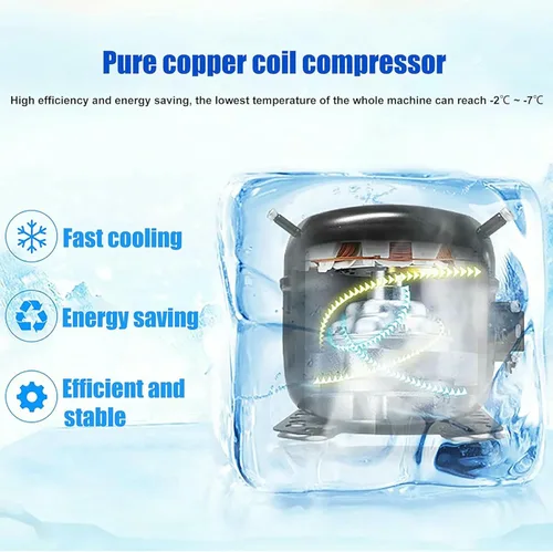 Miniatura 4 de Máquina comercial de granizado de 3/6/9L, máquina para hacer granizados de -2 ~ -44.6 °F, máquina de granizado de hielo con pantalla LED