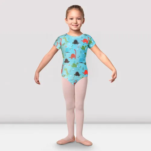 Miniatura 6 de Maillot para niñas Gimnasia Spakle Dino Print Ballet Dance Unitards