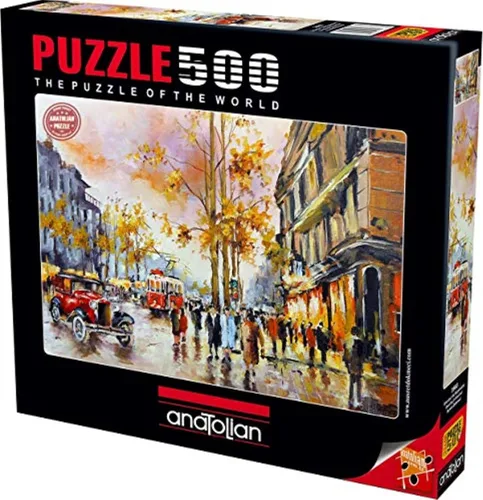 Miniatura 4 de Anatolian Rompecabezas de 500 piezas - Café Rendezvous, multicolor (PER3523)