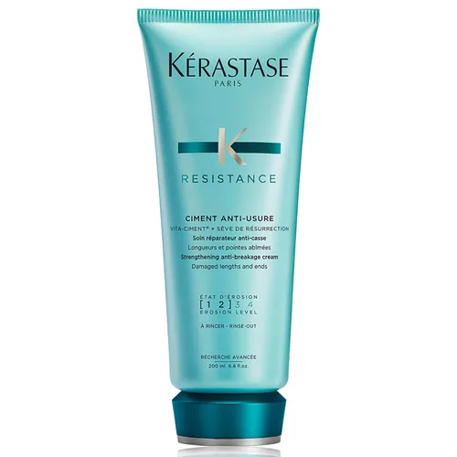 KERASTASE Resistance Ciment - Acondicionador antiusura | Acondicionador reparador antiroturas | Repara extremos dañados | Formulado con complejo