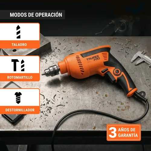 Miniatura 4 de Rotomartillo 3/8, profesional, 550 W