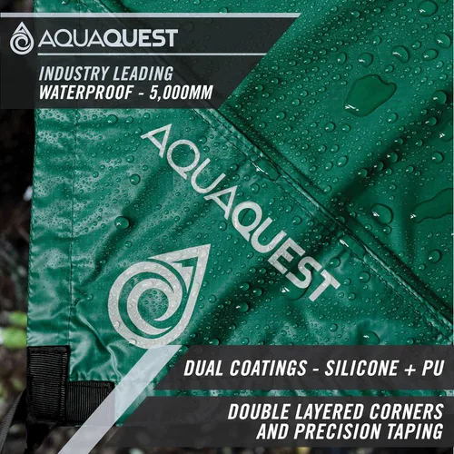 Miniatura 2 de AquaQuest - Lona de guía ultraligera impermeable (5,000 mm) con costuras selladas de 40D Ripstop, mosquitero para mochileros, camping sigiloso