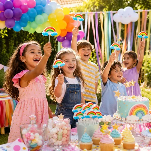 Miniatura 4 de 12 unidades de caramelos con forma de arco iris, ideales para rellenos de bolsas de golosinas, envueltos individualmente (paquete de 12)
