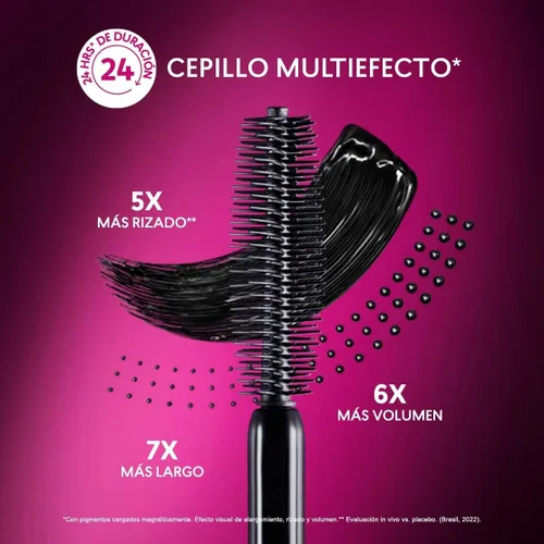 Miniatura 3 de Cyzone Máscara de Pestañas Multibeneficios - Pestañas magnéticas, 0.28 oz