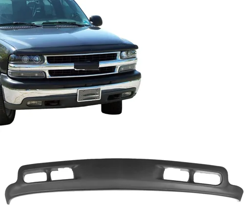 Miniatura 10 de CarPartsDepot Barra frontal del parachoques negro Compatible con 1999-2002 Silverado 1500 2500 3500 y 2000-2006 Suburban/Tahoe GM1002375 12335826
