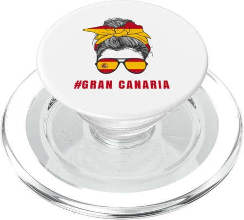 Miniatura 7 de Gran Canaria Spanish Lady Spain Flag PopSockets Adhesive PopGrip