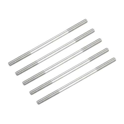 Miniatura 34 de METALLIXITY Tornillos de doble extremo (rosca M8, longitud 80 mm) 5 piezas, pernos de varilla roscada doble de acero inoxidable 304