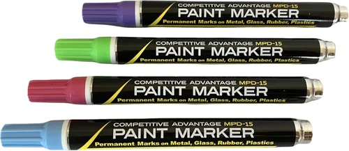 Miniatura 13 de Marcador de pintura esmaltada de ventaja competitiva MPD Permanente Impermeable Resistente a los rayos UV