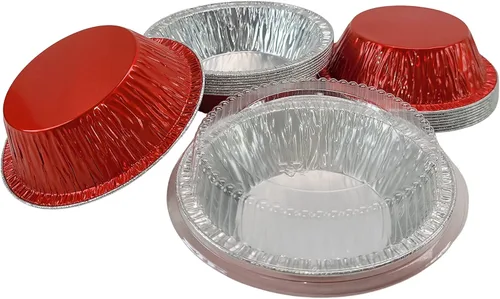Miniatura 7 de KitchenDance - Mini moldes para tartas con tapas, sartenes prémium de 5 pulgadas para hornear pasteles, tartas, pasteleros y pasteles, esenciales