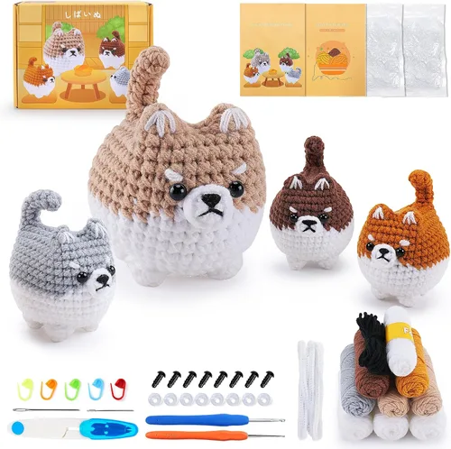 Miniatura 9 de Kit de ganchillo para gatos para principiantes, 3 piezas, kits de ganchillo para gatos, regalos de agradecimiento para profesores para mujeres, kit