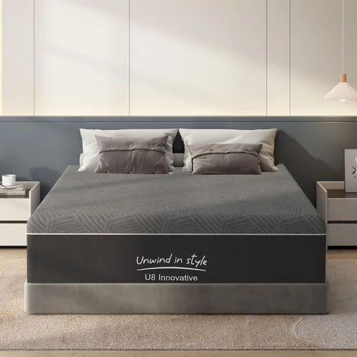 Miniatura 12 de Colchón de tamaño individual, colchón de espuma viscoelástica de gel de 6 pulgadas para dormir fresco por la noche y aliviar la presión, colchón