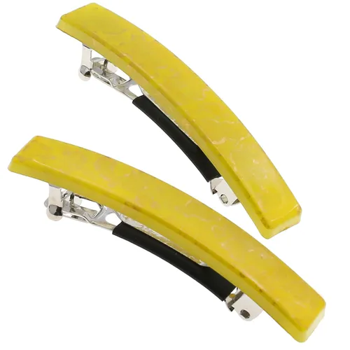 Miniatura 9 de Camila Paris CP3074 - Pinzas de pelo francés para niñas, juego de 2 pinzas de metal de goma beige, agarre fuerte, antideslizantes, accesorios