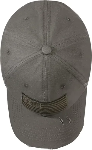 Miniatura 30 de IIN Gorra de béisbol con bandera estadounidense para hombres y mujeres, de perfil bajo, militar, militar, militar, para papá