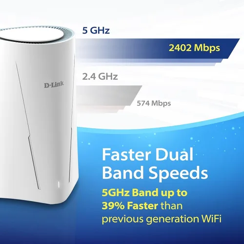 Miniatura 12 de Router WiFi 6 G530 5G NR AX3000 con ranura para tarjeta SIM, puerta de enlace celular, antenas optimizadas de alta ganancia, failover dual WAN