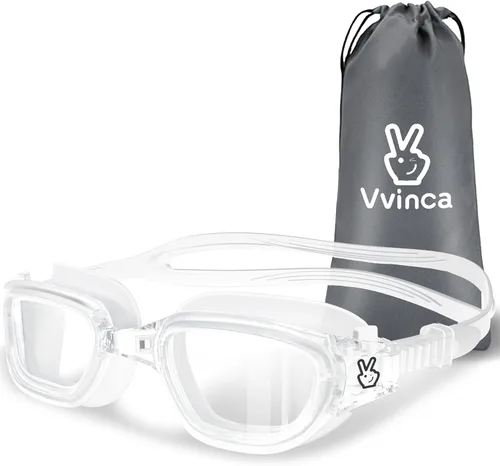 Miniatura 19 de Vvinca Gafas de natación para niños, gafas de natación para niños pequeños de 3 a 14 años, protección UV antivaho sin fugas, gafas de piscina