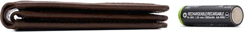Miniatura 4 de Alpine Swiss Nolan - Cartera plegable para hombre con protección RFID, de piel auténtica, viene en una caja de regalo