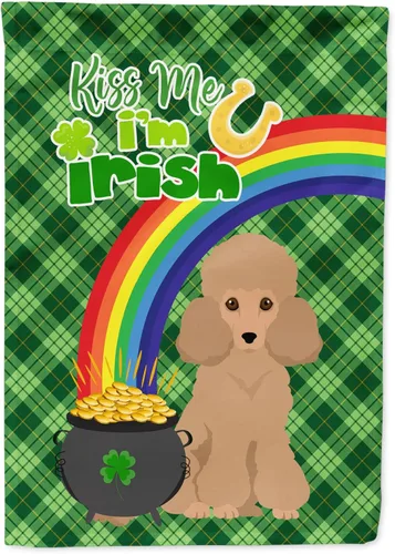 Miniatura 49 de Caroline's Treasures WDK4731GF - Bandera decorativa para jardín del día de San Patricio, color negro y tostado, Airedale Terrier, para jardín