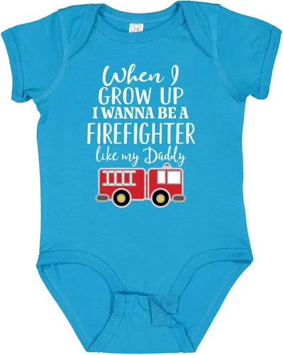 Miniatura 14 de inktastic Body de bebé Future Firefighter Like Daddy