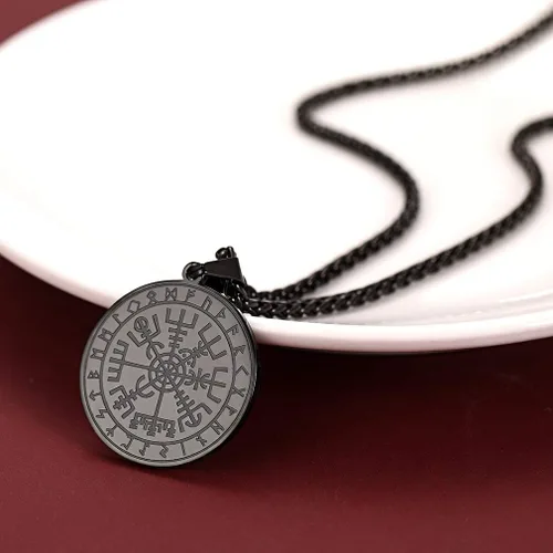 Miniatura 7 de FaithHeart - Collar con talismán escandinavo vikingo de martillo de Thor joya original clásica de hombre de acero inoxidable amuleto colgante