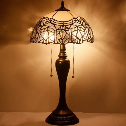WERFACTORY Tiffany Lamp Series SAStained Glass Style Pantalla Decorativa Sala de estar Dormitorio