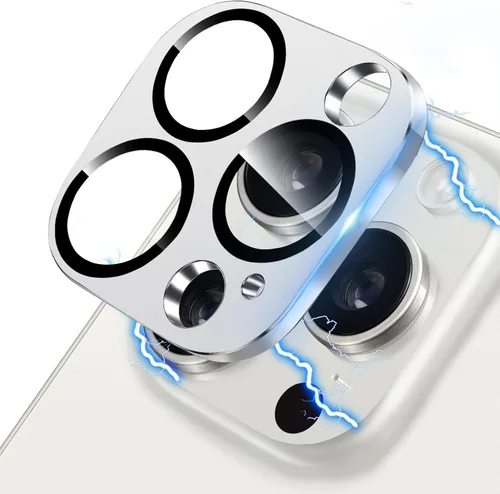 Miniatura 77 de Protector de lente de cámara diseñado para iPhone 12 Pro Max, con diamantes de imitación 3D con diamantes de imitación 9H, vidrio templado, Rosado