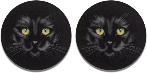 Miniatura 23 de AFPANQZ 250 Years Print Car Coasters for Cup Holders Absorbent Car Accessories 2.8" Car Cup Holder for Women 2 Pack