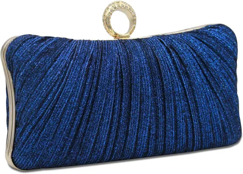 Miniatura 25 de Women Clutch Purse with Chain- Elegant Evening Bag for Wedding, Prom, Cocktail Party & Formal