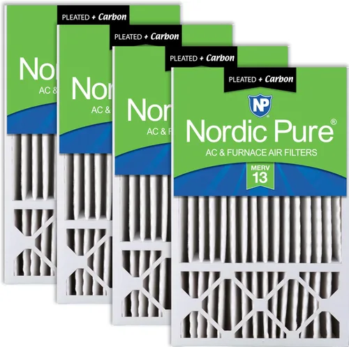 Miniatura 42 de Nordic Pure 16x25x5 (15_3/4 x 24_3/4 x 4_3/8) Filtros de aire de repuesto MERV 12 para Honeywell/Lennox, paquete de 2