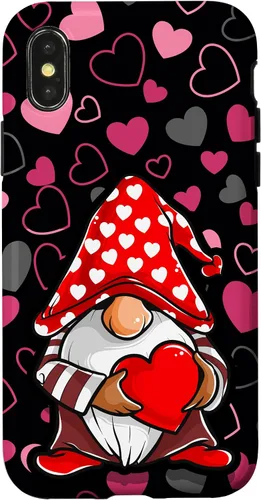 Miniatura 5 de Cute Gnome Valentine Heart Pattern Cozy Love Design Case for iPhone 17