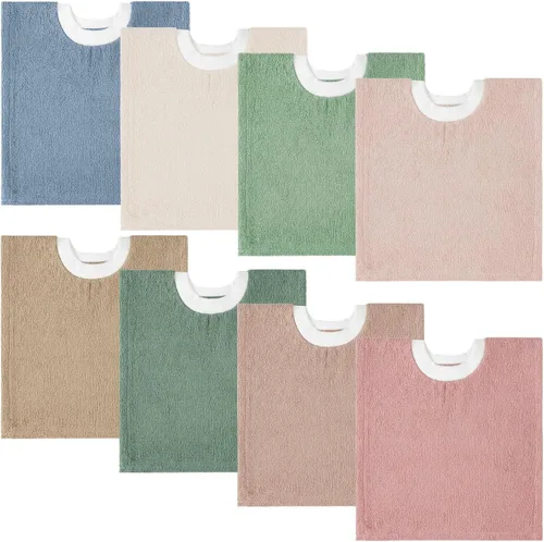 Foaincore 3 piezas de cobertura completa para niños pequeños, baberos de bebé, baberos absorbentes de algodón toalla de rizo para niños pequeños