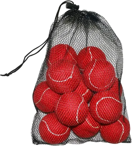 Miniatura 19 de URBEST Pelota de tenis, 12 paquetes de pelotas de tenis de entrenamiento, pelotas de práctica para jugadores novatos, pelotas de juego para perros