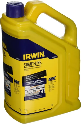 Miniatura 6 de IRWIN Tools STRAIT-LINE - Tiza de marcado permanente, rojo carmesí, 6 onzas (4935519)