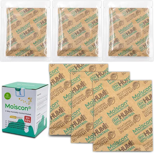 Miniatura 26 de Wisesorb Paquetes de control de humedad bidireccionales 49% para guitarras e instrumentos de madera - Absorbentes de humedad de 70g