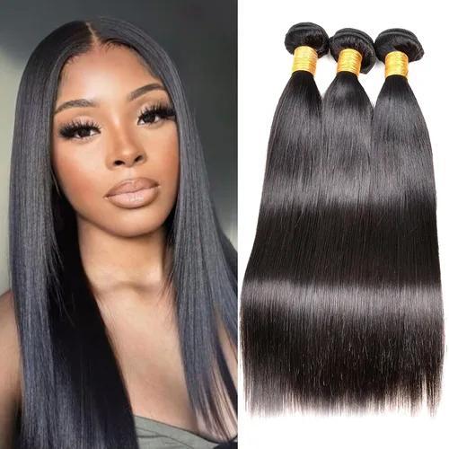 Miniatura 58 de Paquetes de cabello afro rizado y kinky, extensiones de cabello humano de 8 pulgadas, tejido rizado sin procesar, doble entretejido, virgen