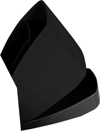 Miniatura 4 de Casabella Sider Duo - Dispensadores de jabón para fregadero con esponja, negro y cromado