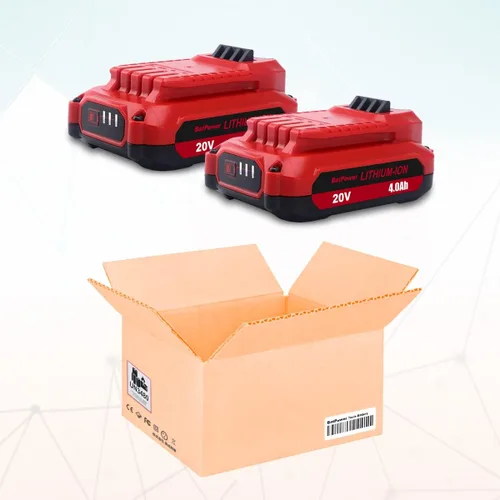 Miniatura 9 de BatPower Paquete de 2 baterías de repuesto compatibles con el sistema Craftsman V20, batería compacta de iones de litio de 4.0 Ah para herramientas