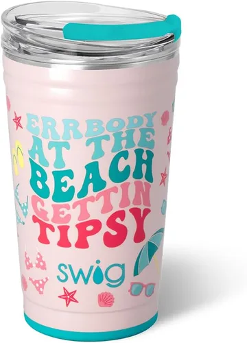 Miniatura 59 de Swig Life - Vaso aislante de 22 onzas, vaso de viaje para café con tapa, taza de café para viaje compatible con portavasos, de acero inoxidable