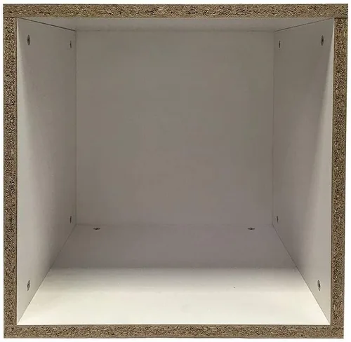 Miniatura 4 de 18 '' x 18 '' bases derribadas blancas Pedestal Base Caja Cubo Display Accesorio Almacén al por menor