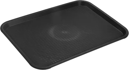 Miniatura 16 de uxcell Bandejas de plástico de comida rápida a granel de 10 x 14 pulgadas, bandejas rectangulares para servir, bandejas para cafetería, platos