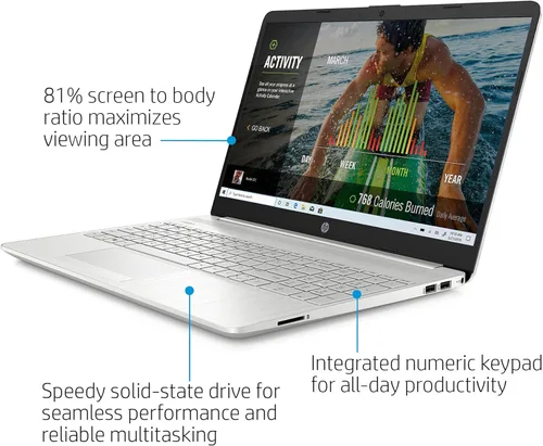 Miniatura 3 de HP Laptop 15 2021, pantalla IPS Full HD de 15.6 pulgadas, procesador Intel core i5-1135G7 de 11ª generación, 8 GB de RAM, almacenamiento SSD de 512