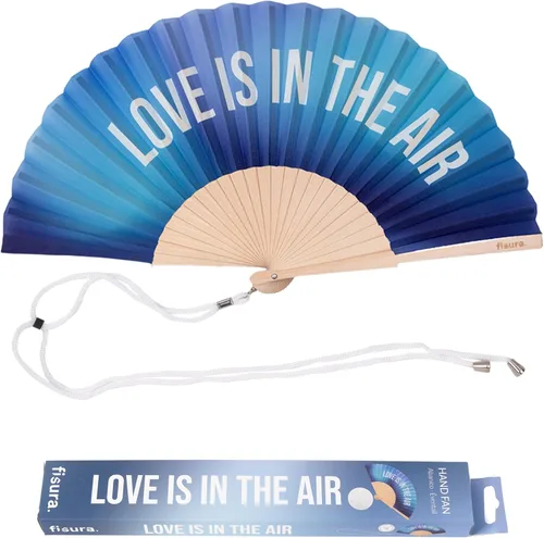 Miniatura 19 de Fisura Ventilador plegable original, mejor tarde que feo, abanicos de mano de madera para mujeres plegables - Diseño rosa y rojo para raves