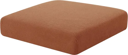 Miniatura 78 de Hokway Fundas de cojín elásticas para sofá Fundas de cojín para sofá Fundas de cojín de asiento de sofá Funda protectora de cojín(Chocolate, Mediano)