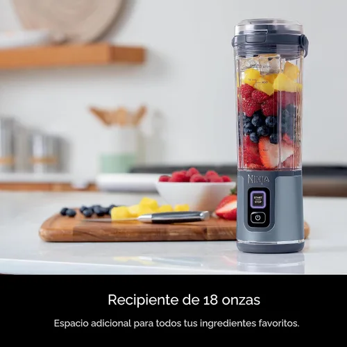 Miniatura 3 de Ninja BC151NV Blast - Licuadora portátil, inalámbrica, recipiente de 18 oz., licuadora personal para batidos y smoothies, sin BPA, tapa a prueba
