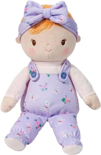 Douglas Willa Butterfly Flower - Muñeca suave de bebé suave y tierno para bebés, bebés y niños pequeños, 10 pulgadas sentadas y tamaño total de 13
