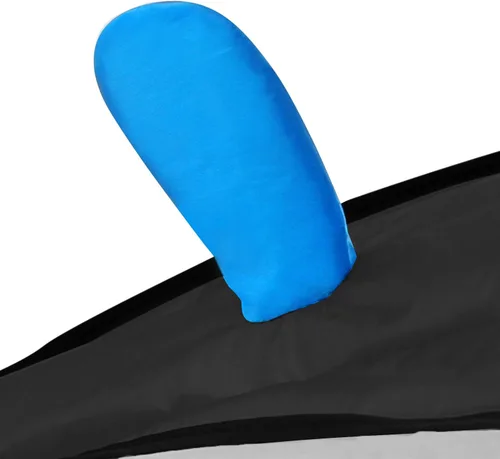 Miniatura 7 de Cometa grande azul delfín, parafoil suave sin marco, cometa gigante 3D IMAGE Breeze Beach Kites para exteriores, playa
