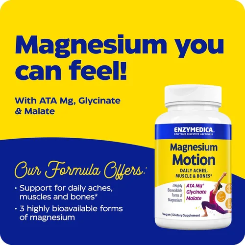 Miniatura 2 de Enzymedica Movimiento de magnesio, 60 CT
