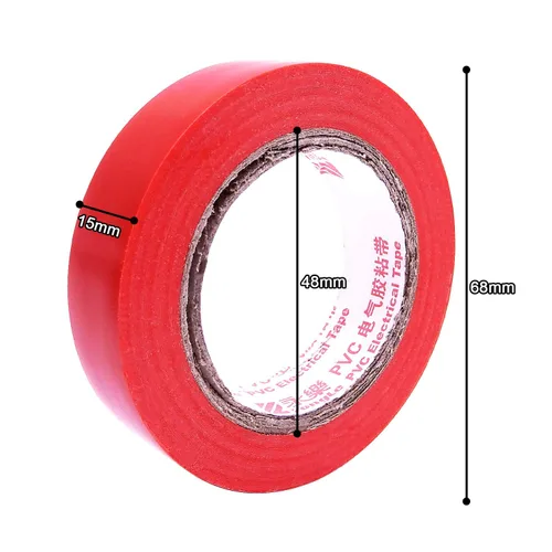 Miniatura 2 de Viaky Paquete de 6 cintas eléctricas cada rollo de 0.6 pulgadas x 50 pies de grado industrial de alta gama, clasificado a 176 grados y 600 voltios