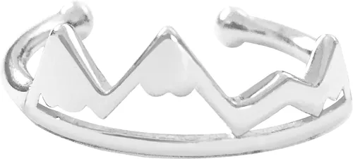 Altitude Boutique Anillo de montaña para mujer, joyería de montaña para niñas, ajustable, para amantes de la naturaleza, hipoalergénico (oro, oro